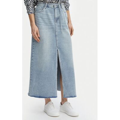 Vero Moda Spódnica jeansowa Wien 10341834 Niebieski Regular Fit S Niebieski Damskie Vero Moda Spódnica jeansowa Wien 10341834 Niebieski Regular Fit S Niebieski Damskie