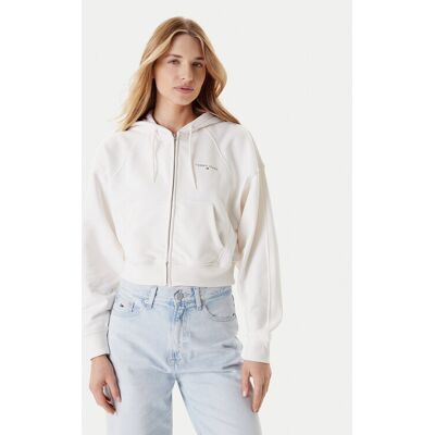 Tommy Jeans Bluza Linear DW0DW21163 Écru Boxy Fit L Kremowy Damskie Tommy Jeans Bluza Linear DW0DW21163 Écru Boxy Fit L Kremowy Damskie