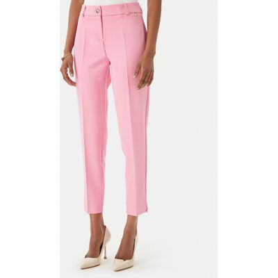 Maryley Spodnie materiałowe 26EB52Z/43BB Różowy jasny Regular Fit S Różowy jasny Damskie Maryley Spodnie materiałowe 26EB52Z/43BB Różowy jasny Regular Fit S Różowy jasny Damskie