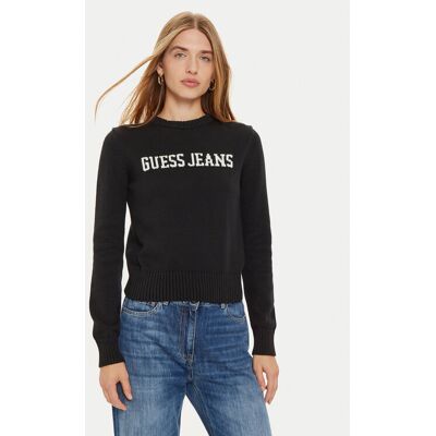 Guess Jeans Sweter W4BR10 Z3HM1 Czarny Regular Fit XXL Czarny Damskie Guess Jeans Sweter W4BR10 Z3HM1 Czarny Regular Fit XXL Czarny Damskie