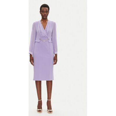Rinascimento Sukienka koktajlowa CFC0123289003 Fioletowy Regular Fit XS Fioletowy Damskie Rinascimento Sukienka koktajlowa CFC0123289003 Fioletowy Regular Fit XS Fioletowy Damskie