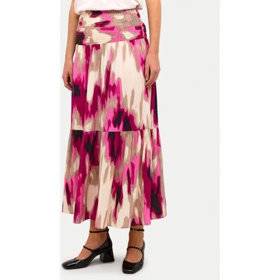 Kaffe Spódnica maxi 10508816 Różowy Regular Fit XL_XXL Różowy Damskie Kaffe Spódnica maxi 10508816 Różowy Regular Fit XL_XXL Różowy Damskie