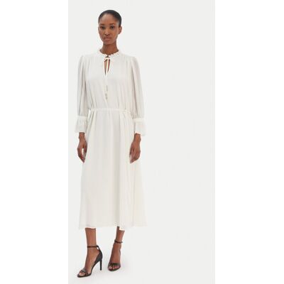 JOOP! Sukienka codzienna Dinah2 30100718 Écru Regular Fit 36 Kremowy Damskie JOOP! Sukienka codzienna Dinah2 30100718 Écru Regular Fit 36 Kremowy Damskie