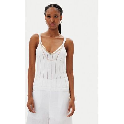 MET Top M10 238MG Biały Regular Fit M_L Biały Damskie MET Top M10 238MG Biały Regular Fit M_L Biały Damskie