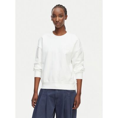 Calvin Klein Bluza LV044G214G Biały Regular Fit XS Biały Damskie Calvin Klein Bluza LV044G214G Biały Regular Fit XS Biały Damskie