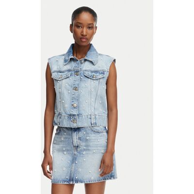 ONLY Kamizelka Onur 15366346 Niebieski Regular Fit XL Niebieski Damskie ONLY Kamizelka Onur 15366346 Niebieski Regular Fit XL Niebieski Damskie