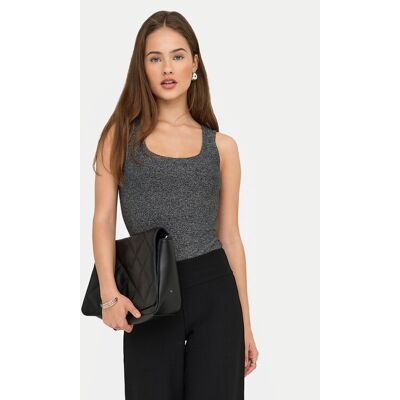 ONLY Top Lea 15356494 Szary Regular Fit XL Szary Damskie ONLY Top Lea 15356494 Szary Regular Fit XL Szary Damskie