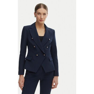 Rinascimento Marynarka CFC0127894003 Granatowy Slim Fit XS Granatowy Damskie Rinascimento Marynarka CFC0127894003 Granatowy Slim Fit XS Granatowy Damskie