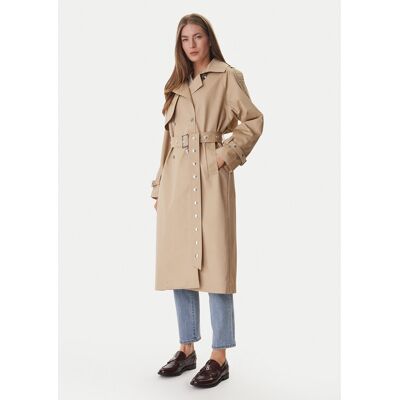 DKNY Trencz DJ6J6232 Beżowy Regular Fit S Beżowy Damskie DKNY Trencz DJ6J6232 Beżowy Regular Fit S Beżowy Damskie