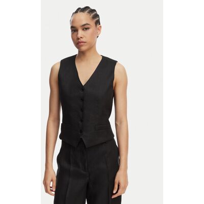 Weekend Max Mara Kamizelka garniturowa Pace 2615151012 Czarny Regular Fit 40 Czarny Damskie Weekend Max Mara Kamizelka garniturowa Pace 2615151012 Czarny Regular Fit 40 Czarny Damskie