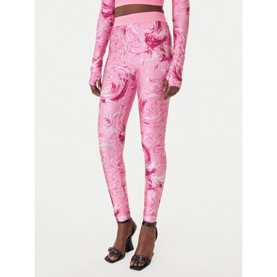 Versace Jeans Couture Legginsy 80HAC101 JS532 Różowy Slim Fit 44 Różowy Damskie Versace Jeans Couture Legginsy 80HAC101 JS532 Różowy Slim Fit 44 Różowy Damskie