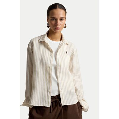 Polo Ralph Lauren Koszula 211935130504 Beżowy jasny Relaxed Fit S Beżowy jasny Damskie Polo Ralph Lauren Koszula 211935130504 Beżowy jasny Relaxed Fit S Beżowy jasny Damskie