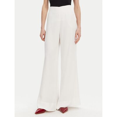 ACCESS FASHION Spodnie palazzo 53-5136-117 Biały Regular Fit 46 Biały Damskie ACCESS FASHION Spodnie palazzo 53-5136-117 Biały Regular Fit 46 Biały Damskie
