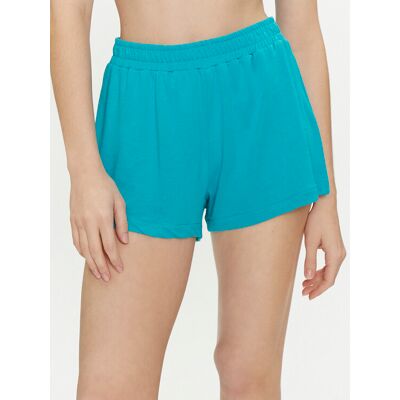 Calvin Klein Swimwear Szorty materiałowe KW0KW02441 Niebieski Regular Fit XS Niebieski Damskie Calvin Klein Swimwear Szorty materiałowe KW0KW02441 Niebieski Regular Fit XS Niebieski Damskie