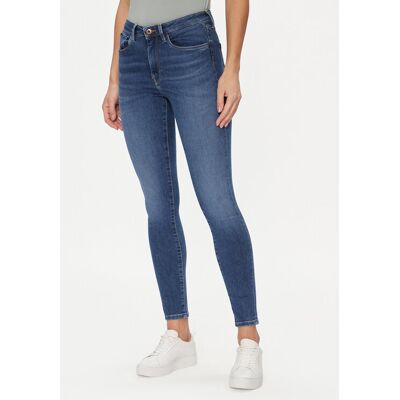 Pepe Jeans Jeansy PL204584 Niebieski Skinny Fit 28_30 Niebieski Damskie Pepe Jeans Jeansy PL204584 Niebieski Skinny Fit 28_30 Niebieski Damskie