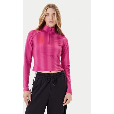 Adidas Bluza Half-Zip Graphic Football JW3638 Różowy Regular Fit XS Różowy Damskie Adidas Bluza Half-Zip Graphic Football JW3638 Różowy Regular Fit XS Różowy Damskie