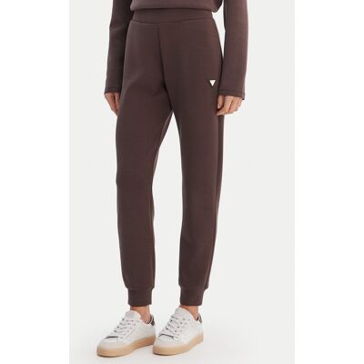 Guess Spodnie dresowe V4YB08 KCAY2 Brązowy Regular Fit XXS Brązowy Damskie Guess Spodnie dresowe V4YB08 KCAY2 Brązowy Regular Fit XXS Brązowy Damskie