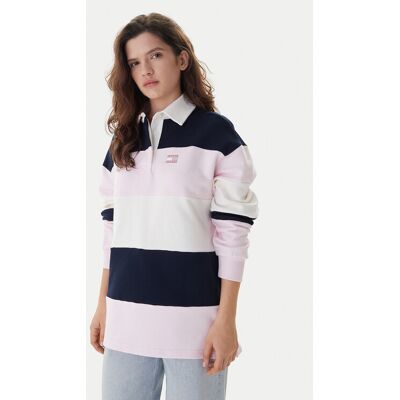 Tommy Jeans Bluza Badge DW0DW21927 Kolorowy Relaxed Fit L Kolorowy Damskie Tommy Jeans Bluza Badge DW0DW21927 Kolorowy Relaxed Fit L Kolorowy Damskie