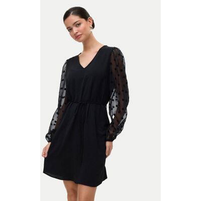 Vero Moda Sukienka koktajlowa Alva 10337473 Czarny Regular Fit L Czarny Damskie Vero Moda Sukienka koktajlowa Alva 10337473 Czarny Regular Fit L Czarny Damskie