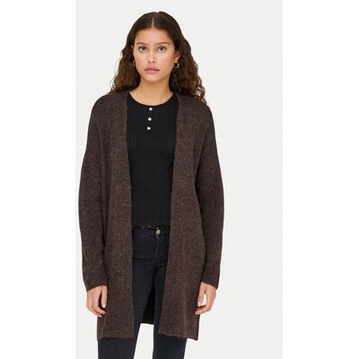 ONLY Kardigan Talio 15358604 Brązowy Regular Fit XS Brązowy Damskie ONLY Kardigan Talio 15358604 Brązowy Regular Fit XS Brązowy Damskie
