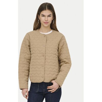 ONLY Kurtka przejściowa Heart 15366265 Beżowy Regular Fit S Beżowy Damskie ONLY Kurtka przejściowa Heart 15366265 Beżowy Regular Fit S Beżowy Damskie