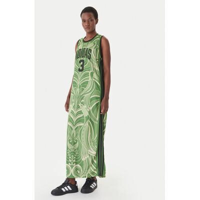 Adidas Sukienka codzienna Farm Rio Premium KD4620 Zielony Slim Fit S Zielony Damskie Adidas Sukienka codzienna Farm Rio Premium KD4620 Zielony Slim Fit S Zielony Damskie