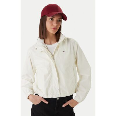 Tommy Jeans Kurtka przejściowa Essential DW0DW20439 Écru Regular Fit XL Kremowy Damskie Tommy Jeans Kurtka przejściowa Essential DW0DW20439 Écru Regular Fit XL Kremowy Damskie