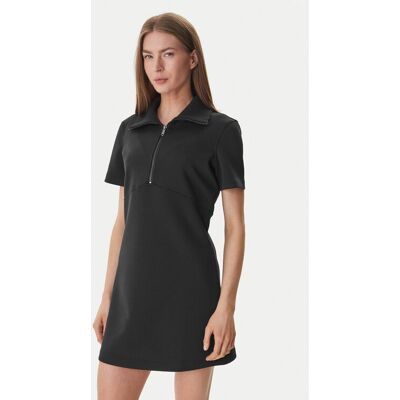Calvin Klein Sukienka codzienna LV044F207G Czarny Regular Fit XXL Czarny Damskie Calvin Klein Sukienka codzienna LV044F207G Czarny Regular Fit XXL Czarny Damskie
