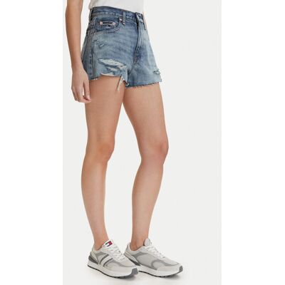 Tommy Jeans Szorty jeansowe DW0DW22690 Niebieski Regular Fit 30 Niebieski Damskie Tommy Jeans Szorty jeansowe DW0DW22690 Niebieski Regular Fit 30 Niebieski Damskie