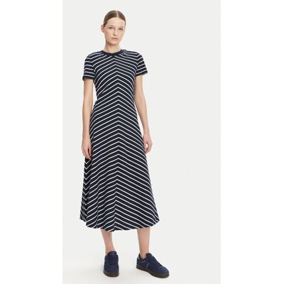 Tommy Hilfiger Sukienka codzienna WW0WW44547 Granatowy Regular Fit S Granatowy Damskie Tommy Hilfiger Sukienka codzienna WW0WW44547 Granatowy Regular Fit S Granatowy Damskie