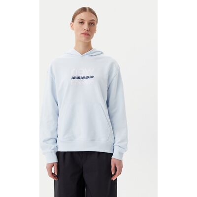 New Balance Bluza Sport Graphic WT51519 Niebieski Relaxed Fit L Niebieski Damskie New Balance Bluza Sport Graphic WT51519 Niebieski Relaxed Fit L Niebieski Damskie