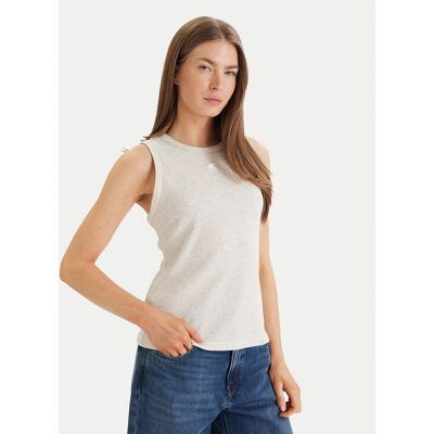 Calvin Klein Jeans Top LV047F232G Beżowy Regular Fit XL Beżowy Damskie Calvin Klein Jeans Top LV047F232G Beżowy Regular Fit XL Beżowy Damskie