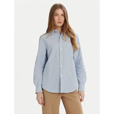 Polo Ralph Lauren Koszula 211970736002 Niebieski Relaxed Fit M Niebieski Damskie Polo Ralph Lauren Koszula 211970736002 Niebieski Relaxed Fit M Niebieski Damskie