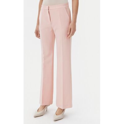 Maryley Spodnie materiałowe 25EB587/43PY Różowy Regular Fit S Różowy Damskie Maryley Spodnie materiałowe 25EB587/43PY Różowy Regular Fit S Różowy Damskie