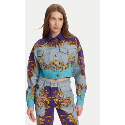 Versace Jeans Couture Kurtka jeansowa 78HAS4P0 Kolorowy Relaxed Fit 44 Kolorowy Damskie Versace Jeans Couture Kurtka jeansowa 78HAS4P0 Kolorowy Relaxed Fit 44 Kolorowy Damskie