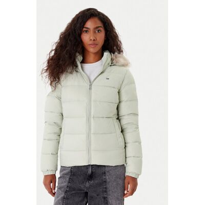 Tommy Jeans Kurtka puchowa Basic DW0DW18312 Zielony Slim Fit XS Zielony Damskie Tommy Jeans Kurtka puchowa Basic DW0DW18312 Zielony Slim Fit XS Zielony Damskie