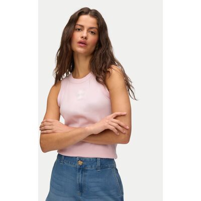 Vero Moda Top Nira 10341982 Różowy jasny Slim Fit L Różowy jasny Damskie Vero Moda Top Nira 10341982 Różowy jasny Slim Fit L Różowy jasny Damskie