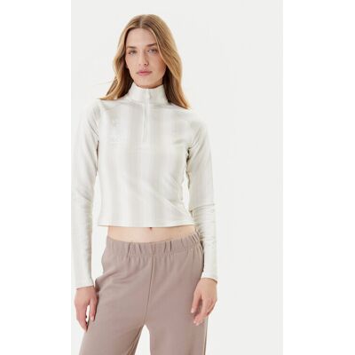 Adidas Bluza Half-Zip Graphic Football JW3642 Écru Regular Fit M Kremowy Damskie Adidas Bluza Half-Zip Graphic Football JW3642 Écru Regular Fit M Kremowy Damskie