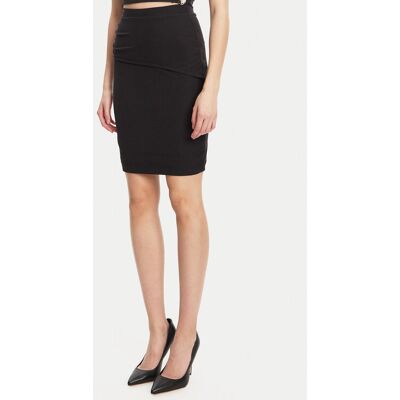 Guess Spódnica mini W5YD64 KAQL2 Czarny Regular Fit XXL Czarny Damskie Guess Spódnica mini W5YD64 KAQL2 Czarny Regular Fit XXL Czarny Damskie