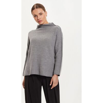 Max Mara Leisure Weekend Max Mara Sweter Fanfara 2426366178 Szary Relaxed Fit S Szary Damskie Max Mara Leisure Weekend Max Mara Sweter Fanfara 2426366178 Szary Relaxed Fit S Szary Damskie