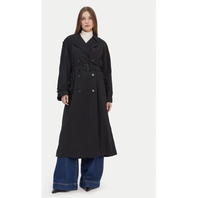 Tommy Hilfiger Trencz WW0WW45632 Czarny Oversize XS_S Czarny Damskie Tommy Hilfiger Trencz WW0WW45632 Czarny Oversize XS_S Czarny Damskie