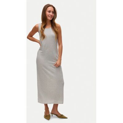 Vero Moda Sukienka codzienna Gina 10327658 Beżowy Regular Fit S Beżowy Damskie Vero Moda Sukienka codzienna Gina 10327658 Beżowy Regular Fit S Beżowy Damskie