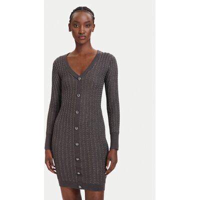 Guess Sukienka dzianinowa W5RK09 Z3KT0 Szary Bodycon Fit S Szary Damskie Guess Sukienka dzianinowa W5RK09 Z3KT0 Szary Bodycon Fit S Szary Damskie