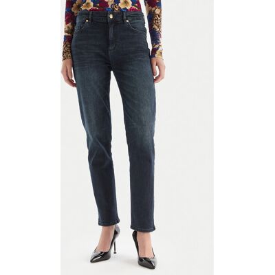 Just Cavalli Jeansy 79PAB5L1 CDWAD Granatowy Slim Fit 26 Granatowy Damskie Just Cavalli Jeansy 79PAB5L1 CDWAD Granatowy Slim Fit 26 Granatowy Damskie