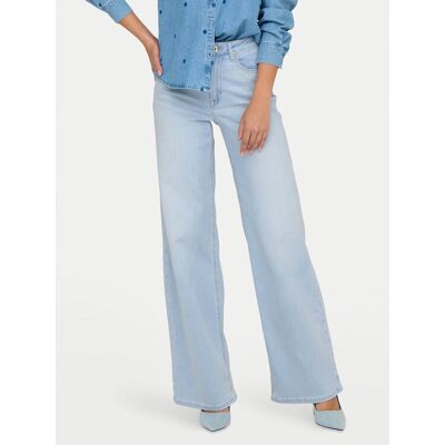 ONLY Jeansy Madison 15338289 Błękitny Wide Leg S Niebieski jasny Damskie ONLY Jeansy Madison 15338289 Błękitny Wide Leg S Niebieski jasny Damskie