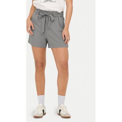 JDY Szorty materiałowe Say 15225921 Szary Regular Fit 40 Szary Damskie JDY Szorty materiałowe Say 15225921 Szary Regular Fit 40 Szary Damskie