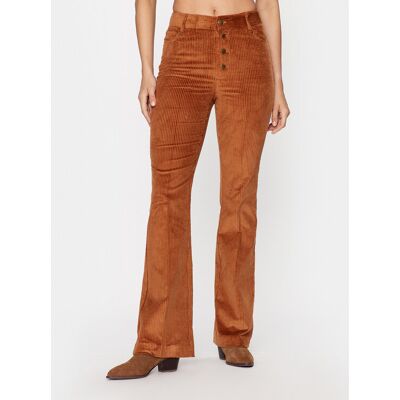 TWINSET Spodnie materiałowe 232TT2361 Brązowy Regular Fit 40 Brązowy Damskie TWINSET Spodnie materiałowe 232TT2361 Brązowy Regular Fit 40 Brązowy Damskie