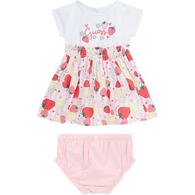 Guess Sukienka codzienna A6GK03 K6YW0 Kolorowy Regular Fit 3_6M Kolorowy Dziewczynka Guess Sukienka codzienna A6GK03 K6YW0 Kolorowy Regular Fit 3_6M Kolorowy Dziewczynka