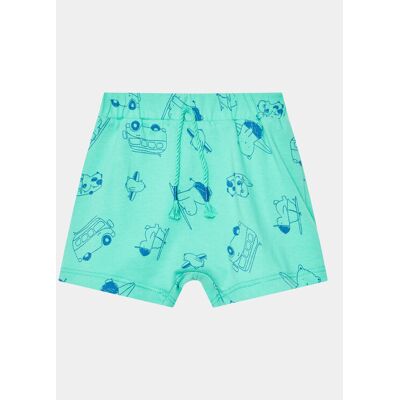 United Colors Of Benetton Szorty materiałowe 30HPAF011 Turkusowy Regular Fit 62 Turkusowy Unisex Dziecko United Colors Of Benetton Szorty materiałowe 30HPAF011 Turkusowy Regular Fit 62 Turkusowy Unisex Dziecko