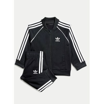 Adidas Dres adicolor SST IX7622 Czarny Regular Fit 0_3M Czarny Unisex Dziecko Adidas Dres adicolor SST IX7622 Czarny Regular Fit 0_3M Czarny Unisex Dziecko